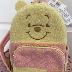 Winnie the Pooh Loungefly Backpack-Fuzzy Chenille